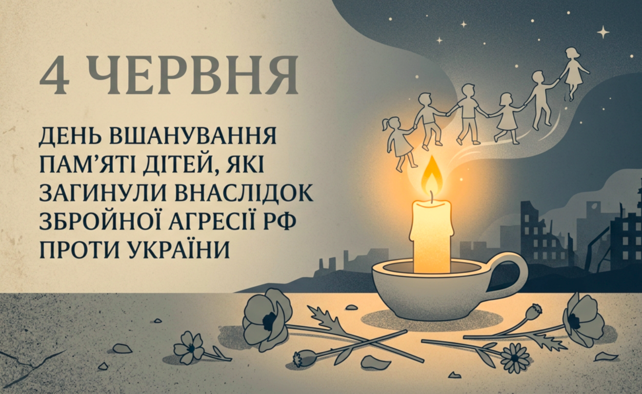 Перервані долі, нездійсненні мрії: 4 червня Україна вшановує пам’ять дітей, які загинули внаслідок збройної агресії РФ проти України